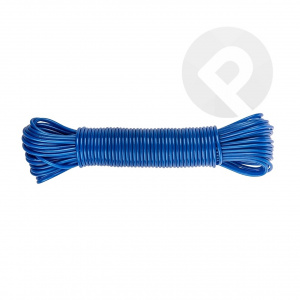 Бельевая веревка капроновая 20метров MEDFAR М Z041 синяя
