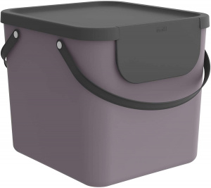 Контейнер для сортировки мусора Albula 40л фиолетовый ROTHO 10410