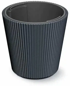 Кашпо Milly d-39см h-37см 29л Prosperplast DBMI400 антрацитовое