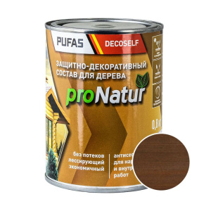 Антисептик для дерева PUFAS proNatur палисандр 0,8л Антисептик для дерева PUFAS proNatur палисандр 0,8л