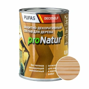 Антисептик для дерева PUFAS proNatur бесцветный 0,8л