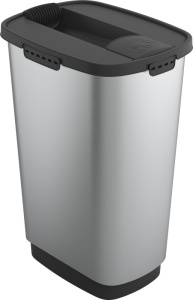 Контейнер для сухого корма Cody 25л ROTHO 40019 серебро