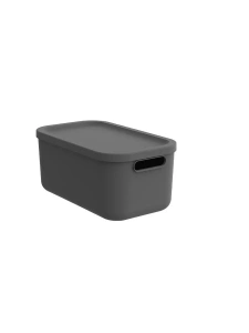 Коробка для хранения с крышкой 12л Albula антрацит 10556 Коробка для хранения с крышкой 12л Albula антрацит 10556