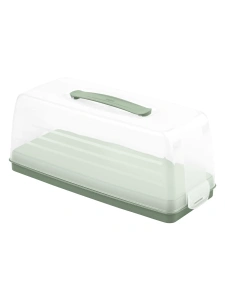 Тортовница прямоугольная Curver Cake box 35х15х14см зеленый 263068 Тортовница прямоугольная Curver Cake box 35х15х14см зеленый 263068