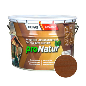 Антисептик для дерева PUFAS proNatur орех 9л