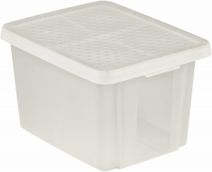Коробка для хранения Essentials 26л с крышкой прозрачный CURVER 225448