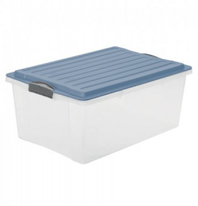 Ящик для хранения Compact 38л штабелируемый голубой горизонт ROTHO 1767706161