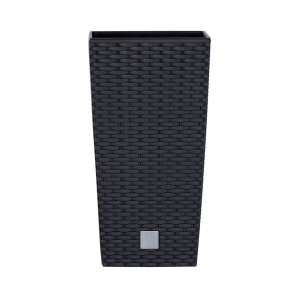 Кашпо Rato square 22,3х22,3х42,1см 16л антрацит DRTS225-S433