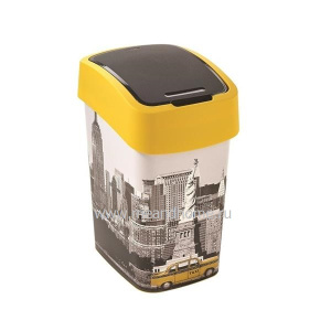 Ведро для мусора Flip Bin 25л рисунок Нью-Йорк CURVER 209996 Ведро для мусора Flip Bin 25л рисунок Нью-Йорк CURVER 209996