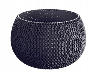 Кашпо SPLOFY BOWL d29см h19см 3.9л антрацит DKSP290WS--S433 Кашпо SPLOFY BOWL d29см h19см 3.9л антрацит DKSP290WS--S433