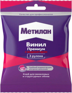 Клей для обоев Metylan Винил Премиум, с индикатором (100 г)