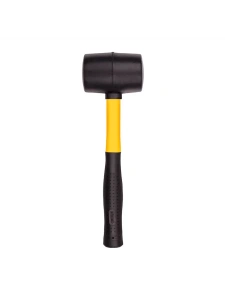 Киянка резиновая 60 мм с фибергласовой обрезиненной рукояткой Стандарт 450 гр. Biber 85398