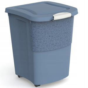Контейнер для сухого корма ROTHO ARCHIE 38л на колесиках 45500 голубой горизонт Контейнер для сухого корма ROTHO ARCHIE 38л на колесиках 45500 голубой горизонт