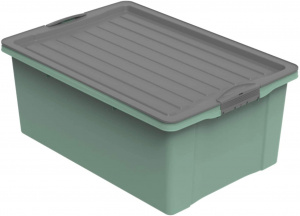 Ящик для хранения Compact 38л штабелируемый светло-зеленый ROTHO 1767705092