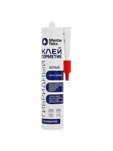 Клей-герметик гибридный MasterTeks PM белый 290мл многоцелевой 9612901
