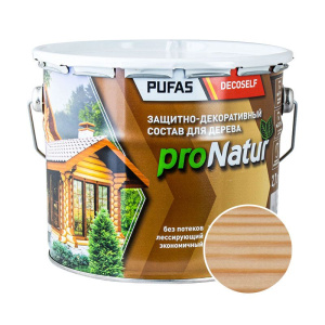 Антисептик для дерева PUFAS proNatur бесцветный 2,7л Антисептик для дерева PUFAS proNatur бесцветный 2,7л