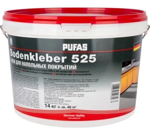 Клей для напольных покрытий PUFAS Bodenkleber 525 14кг 134789