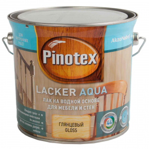 Pinotex Lacker Aqua 10 (9 л)  лак водный для мебели и стен