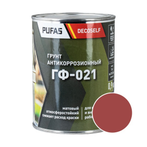 Грунт ГФ-021 PUFAS Decoself 0,9кг красно-коричневый 200076 Грунт ГФ-021 PUFAS Decoself 0,9кг красно-коричневый 200076